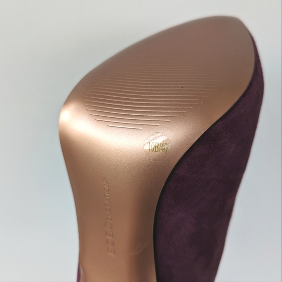 BCBGeneration Priyah Burgundy Suede Leather Heeled Bootie - Picture 10 of 12